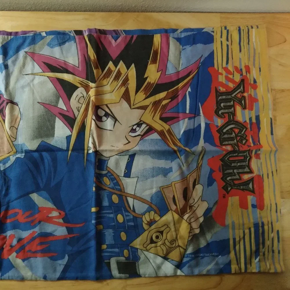 Vintage Yu-Gi-Oh! It's Your Move Pillowcase 1996